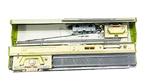 White Tiger Knit KH-821 Cardomatic Knitting Machine with Accessories, Knit Your Favourite Designs of Cap, Hat, Top, Muffler, Shawl, Scarf, Sweater & Socks At Home, Knitting Kits For Beginners,Stainless Steel, Cream